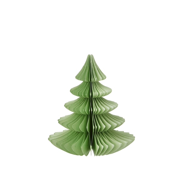 Bungalow Honeycomb julepynt - Juletræ Evergreen - 16 cm. Ming