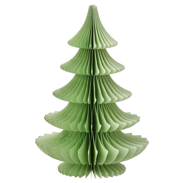 Bungalow Honeycomb julepynt - Juletræ Evergreen - 30 cm. Ming