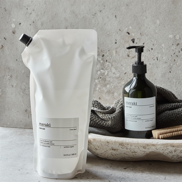 Meraki Håndsæbe - REFILL - Linen Dew, 1000 ml.