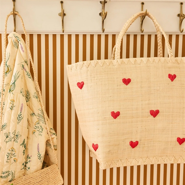 RICE Raffia taske - Darling Hearts Design