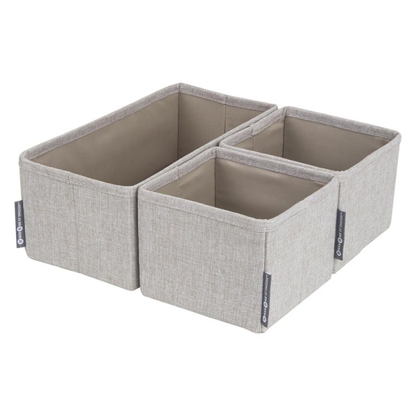 Bigso Box of Sweden - 3 stk. kurve til skuffeopbevaring - Beige