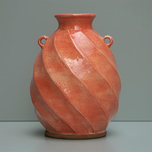 Bungalow vase til tørrede blomster - Vital Peach 29 cm.